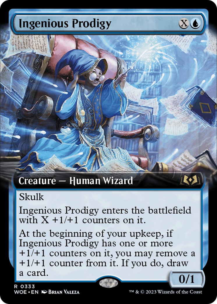 Ingenious Prodigy (Extended Art) [Wilds of Eldraine] | Good Games Adelaide SA