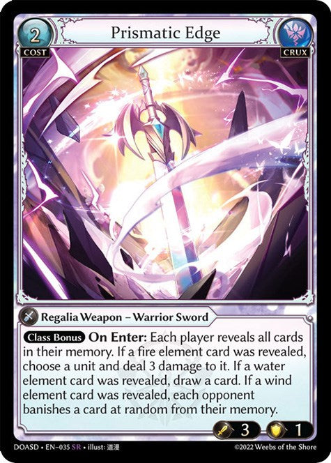 Prismatic Edge (035) [Dawn of Ashes: Starter Decks] | Good Games Adelaide SA