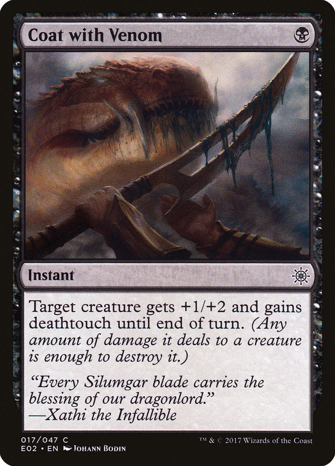 Coat with Venom [Explorers of Ixalan] | Good Games Adelaide SA