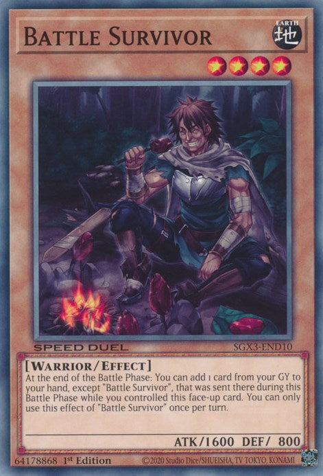 Battle Survivor [SGX3-END10] Common | Good Games Adelaide SA