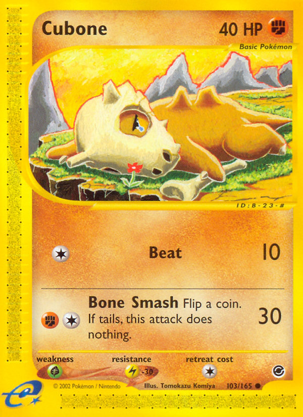 Cubone (103/165) [Expedition: Base Set] | Good Games Adelaide SA