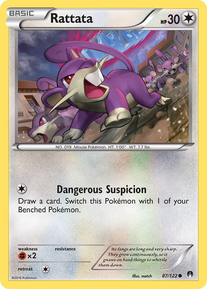 Rattata 87/122 (XY - BREAKpoint)  | Good Games Adelaide SA