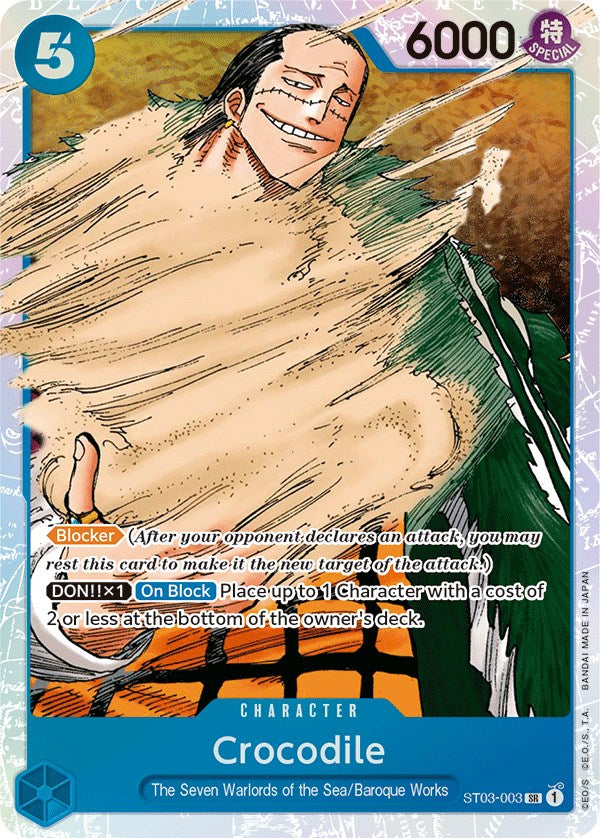 Crocodile (003) [Starter Deck: The Seven Warlords of The Sea] | Good Games Adelaide SA