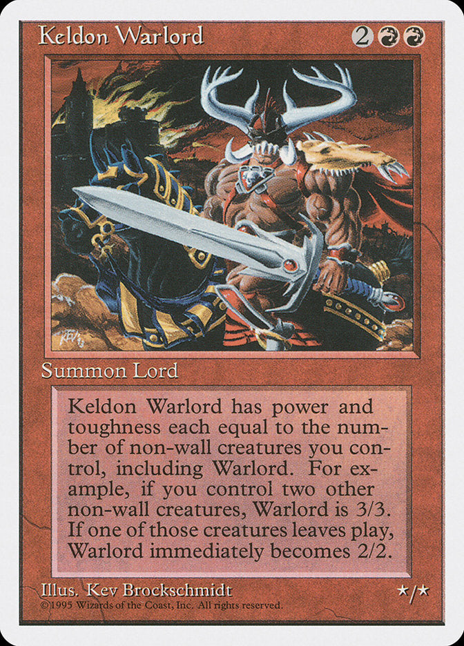 Keldon Warlord [Fourth Edition] | Good Games Adelaide SA