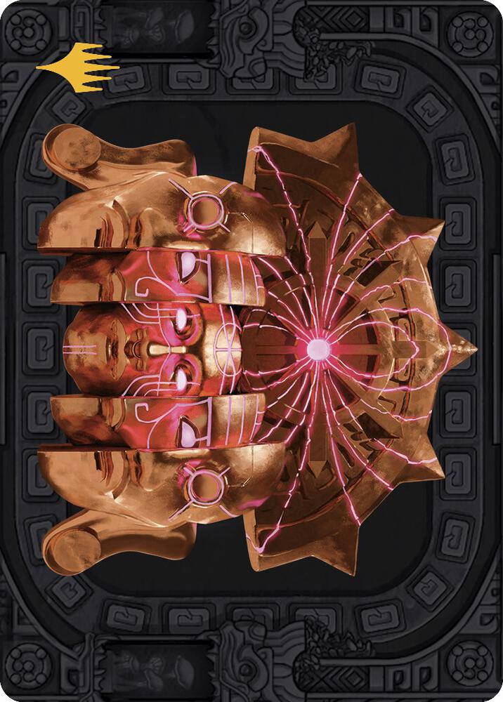 Ojer Taq Deepest Foundation Art Card 56 81 Gold Stamped Planeswalker Symbol 56 (Art Series: The Lost Caverns of Ixalan)  | Good Games Adelaide SA