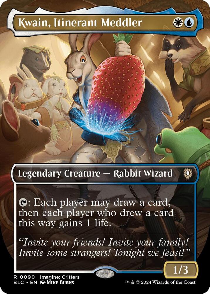 Kwain, Itinerant Meddler 90 (Commander: Bloomburrow)  | Good Games Adelaide SA