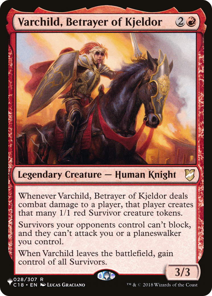 Varchild, Betrayer of Kjeldor [The List Reprints] | Good Games Adelaide SA
