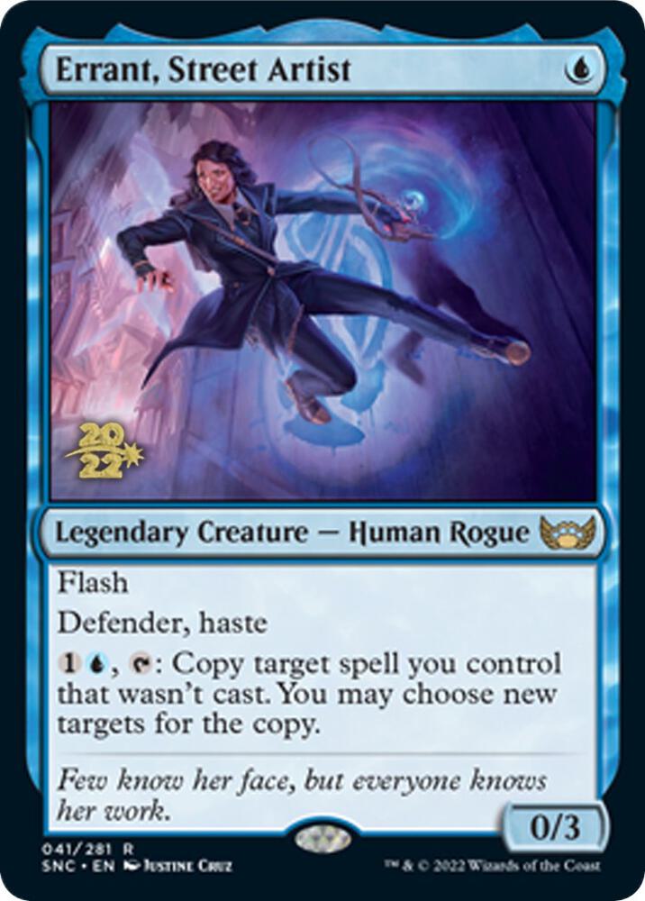 Errant Street Artist 41 (Prerelease Cards)  - Foil | Good Games Adelaide SA