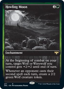 Howling Moon 471 (Innistrad: Double Feature)  - Foil | Good Games Adelaide SA