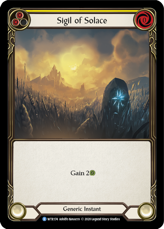 Sigil of Solace (Yellow) [U-WTR174] Unlimited Normal | Good Games Adelaide SA