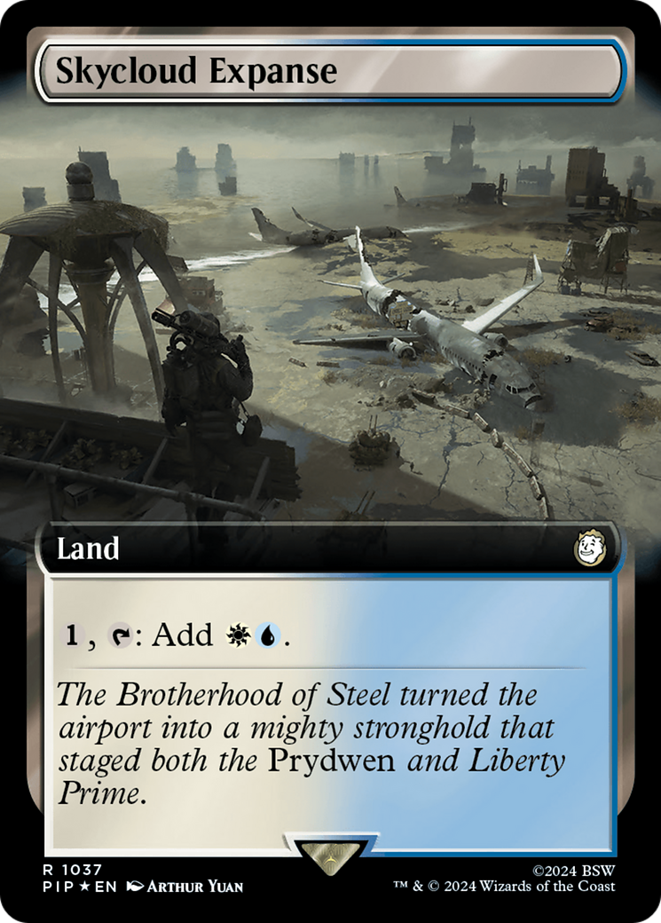 Skycloud Expanse (Extended Art) (Surge Foil) [Fallout] | Good Games Adelaide SA