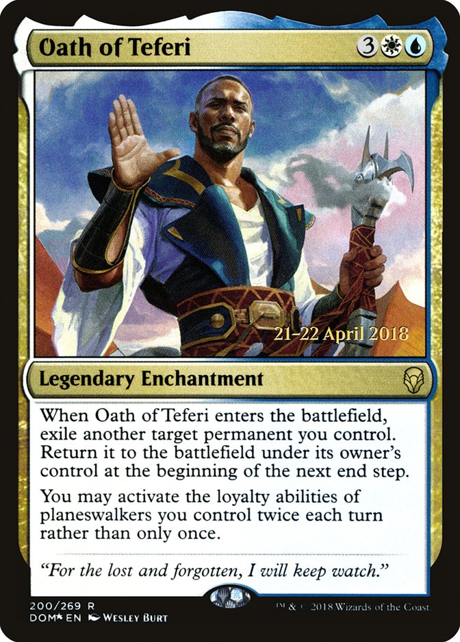 Oath of Teferi [Dominaria Promos] | Good Games Adelaide SA