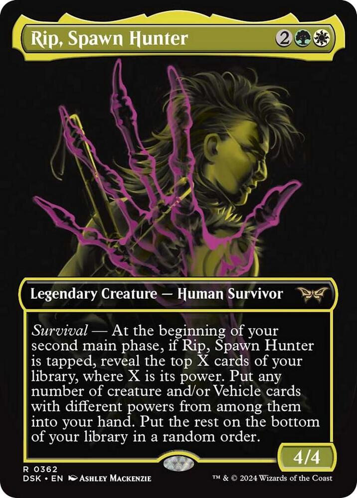 Rip, Spawn Hunter 362 (Duskmourn: House of Horror)  - Showcase Foil | Good Games Adelaide SA