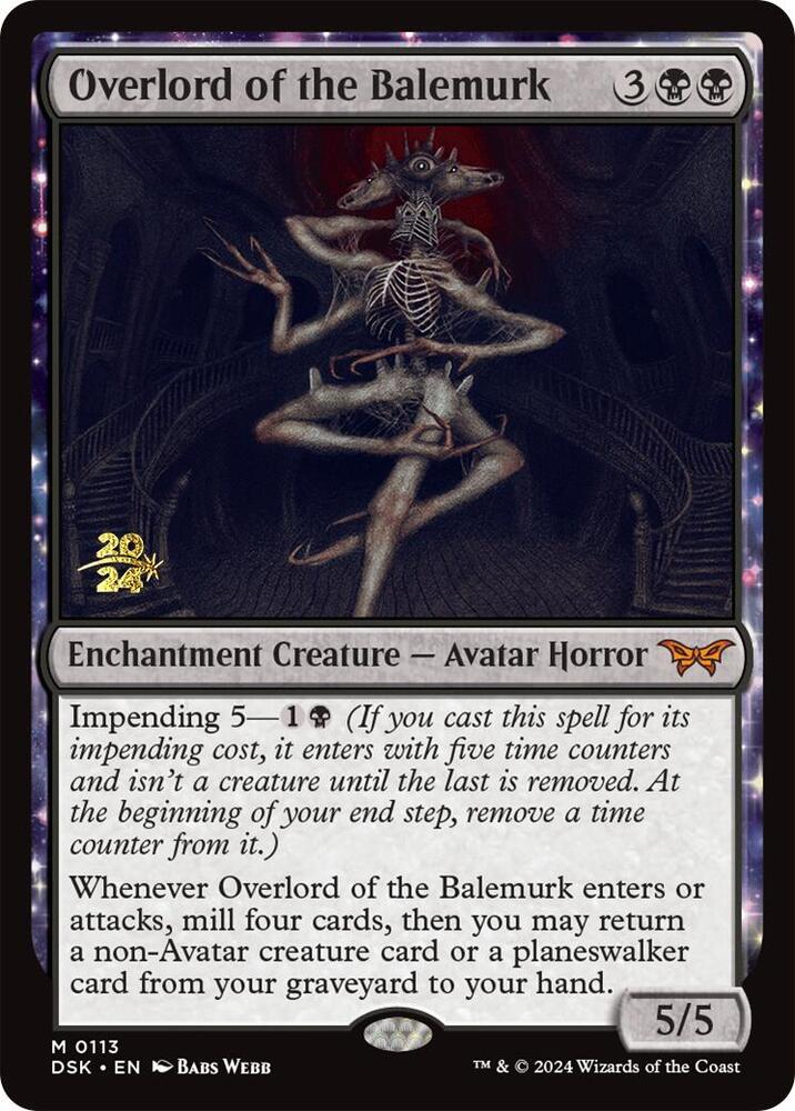 Overlord of the Balemurk 113 (Prerelease Cards)  - Foil | Good Games Adelaide SA