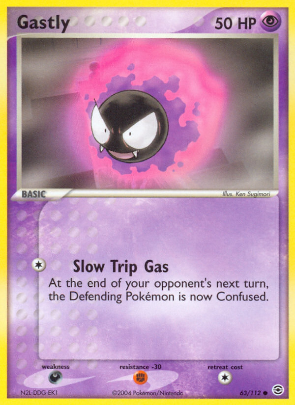 Gastly (63/112) [EX: FireRed & LeafGreen] | Good Games Adelaide SA