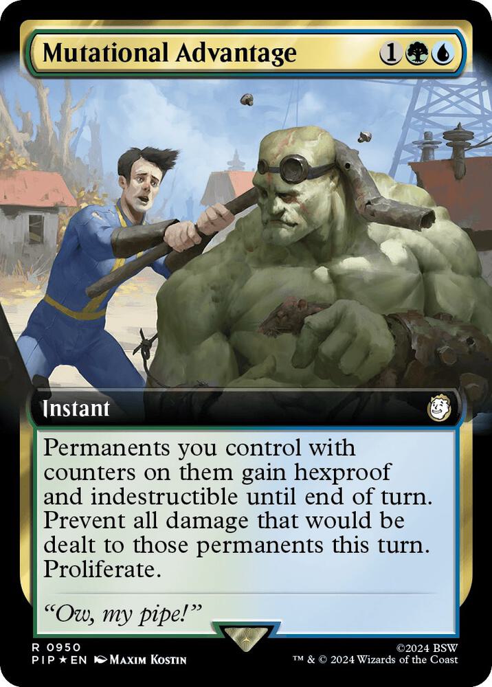 Mutational Advantage 950 (Universes Beyond: Fallout)  - Foil | Good Games Adelaide SA