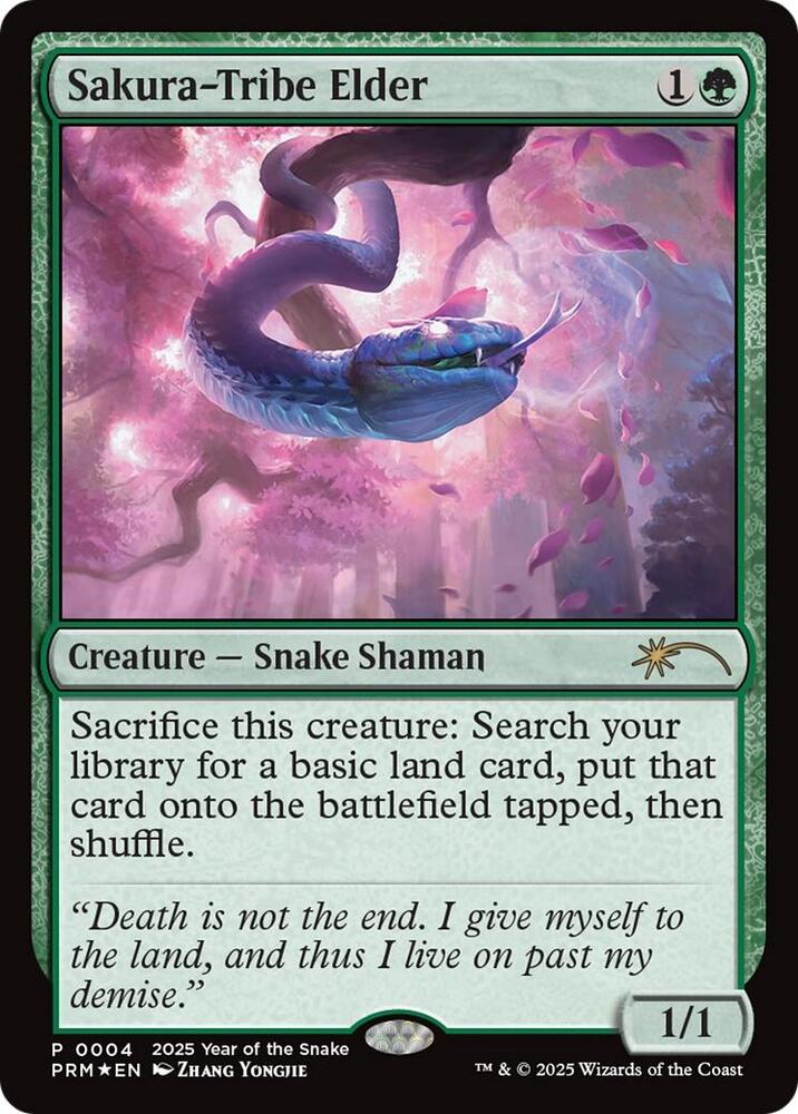Sakura Tribe Elder Year of the Snake 2025 4 (Standard Showdown Promos)  - Foil | Good Games Adelaide SA