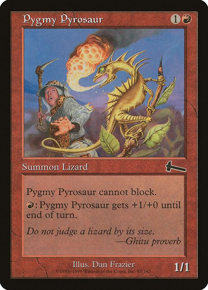 Pygmy Pyrosaur 87 (Urza's Legacy)  - Foil | Good Games Adelaide SA
