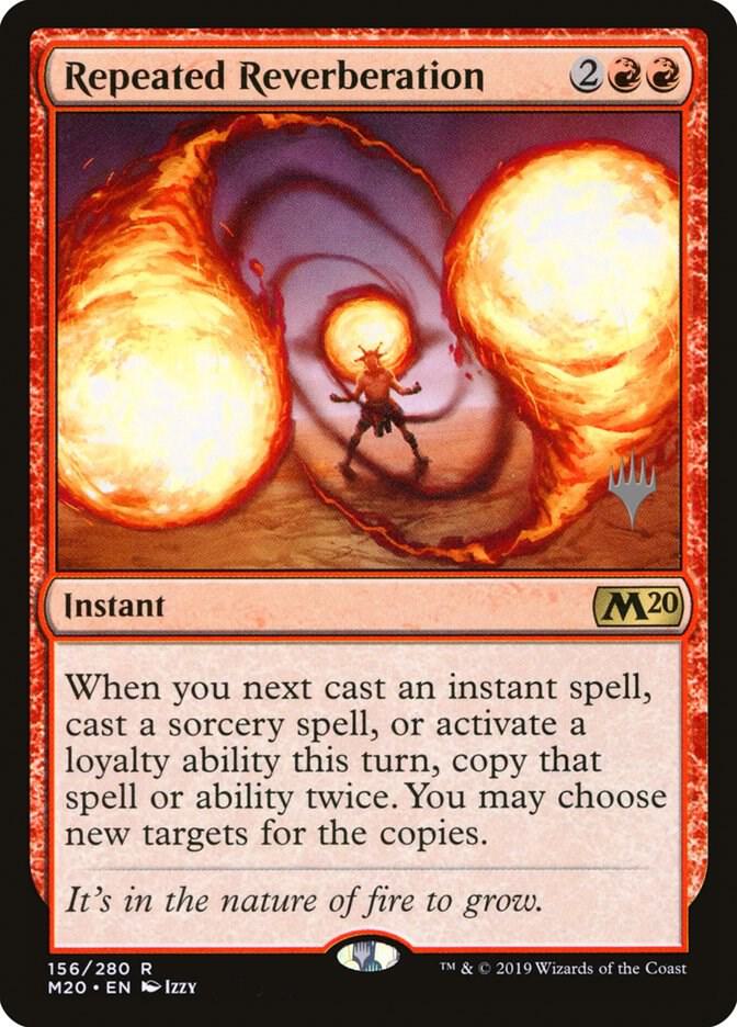 Repeated Reverberation 156 (Promo Pack: Core Set 2020)  - Foil | Good Games Adelaide SA