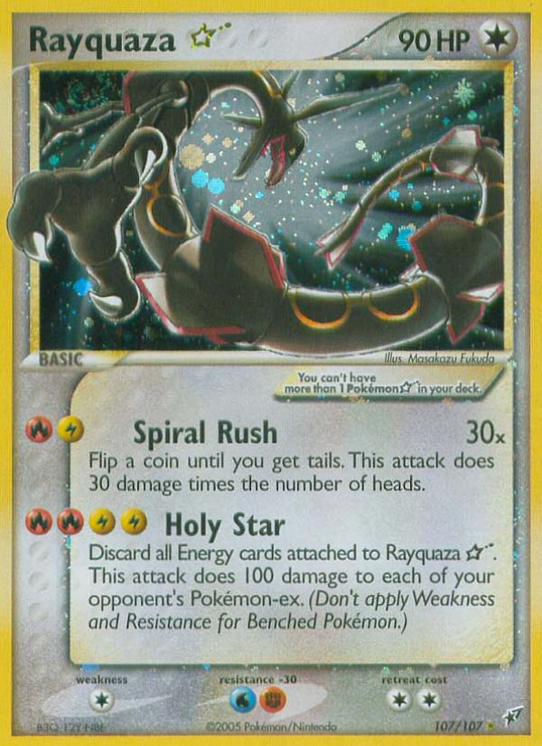 Rayquaza Star (107/107) [EX: Deoxys] | Good Games Adelaide SA