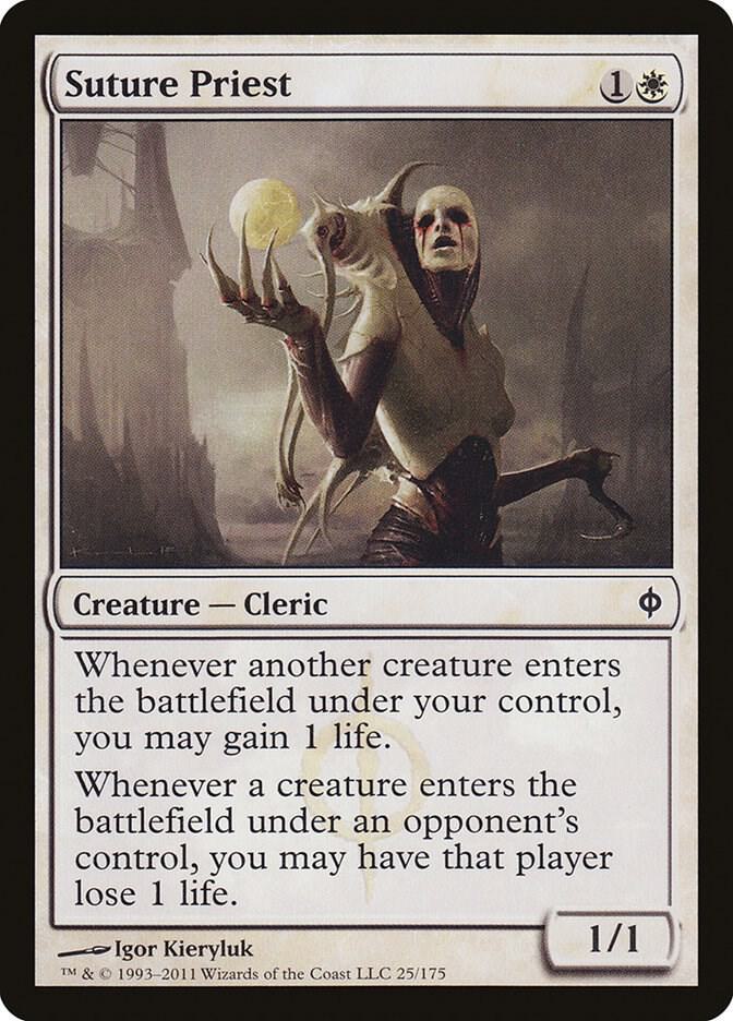 Suture Priest 25 (New Phyrexia)  - Foil | Good Games Adelaide SA