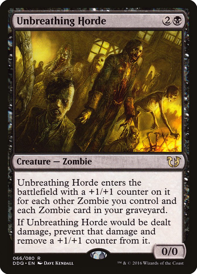 Unbreathing Horde 66 (Duel Decks: Blessed vs. Cursed)  | Good Games Adelaide SA