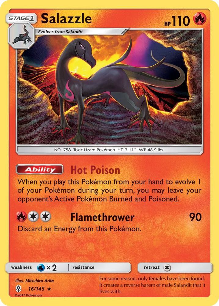 Salazzle 16/145 (SM - Guardians Rising)  | Good Games Adelaide SA