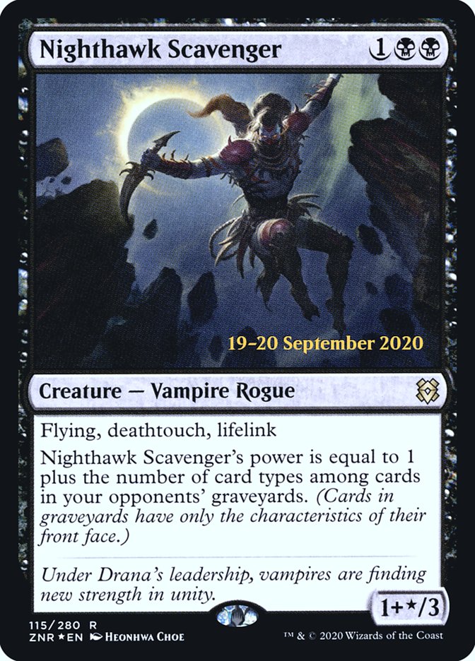 Nighthawk Scavenger  [Zendikar Rising Prerelease Promos] | Good Games Adelaide SA
