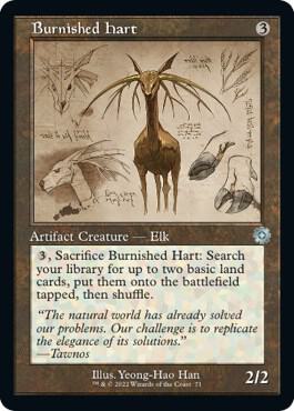 Burnished Hart Schematic 71 (The Brothers' War: Retro Frame Artifacts)  | Good Games Adelaide SA