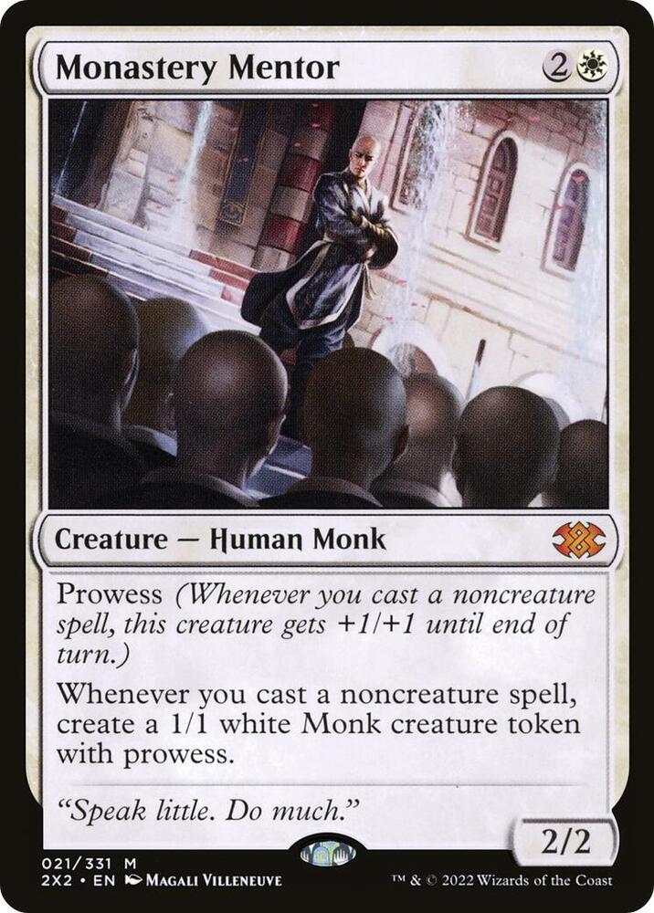 Monastery Mentor 21 (Double Masters 2022)  - Foil | Good Games Adelaide SA