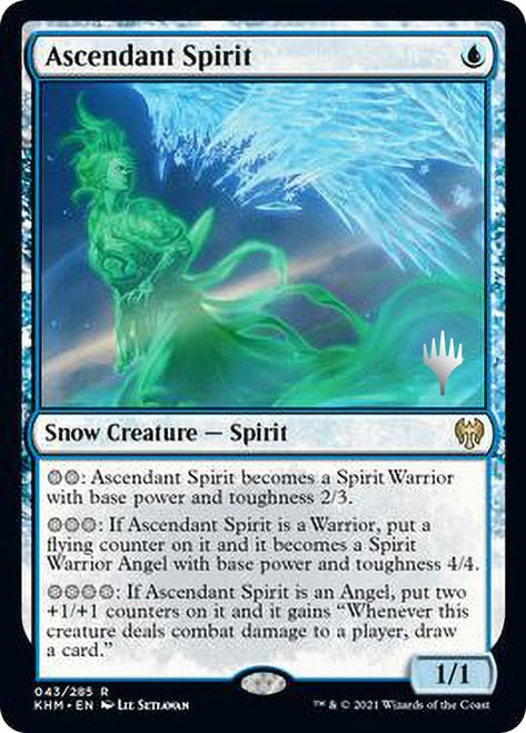 Ascendant Spirit [Kaldheim Promo Pack] | Good Games Adelaide SA