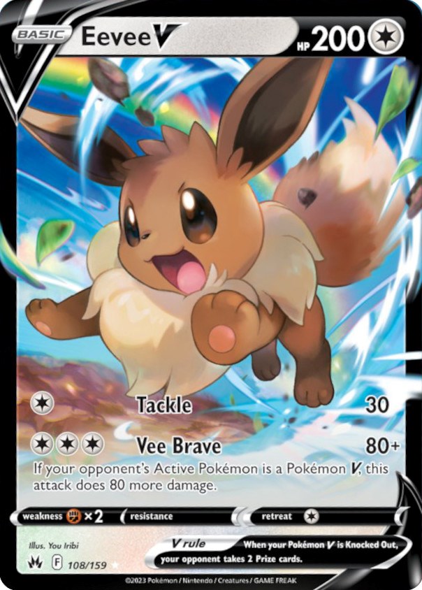 Eevee V (108/159) [Sword & Shield: Crown Zenith] | Good Games Adelaide SA