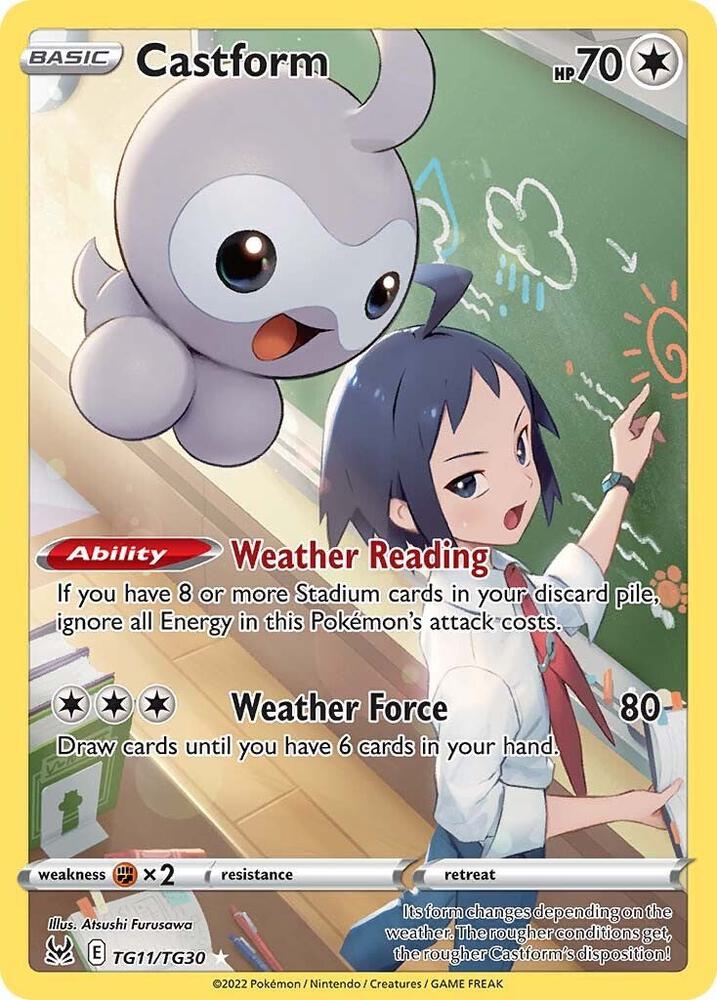 Castform TG11/TG30 (SWSH11: Lost Origin Trainer Gallery)  - Holofoil | Good Games Adelaide SA