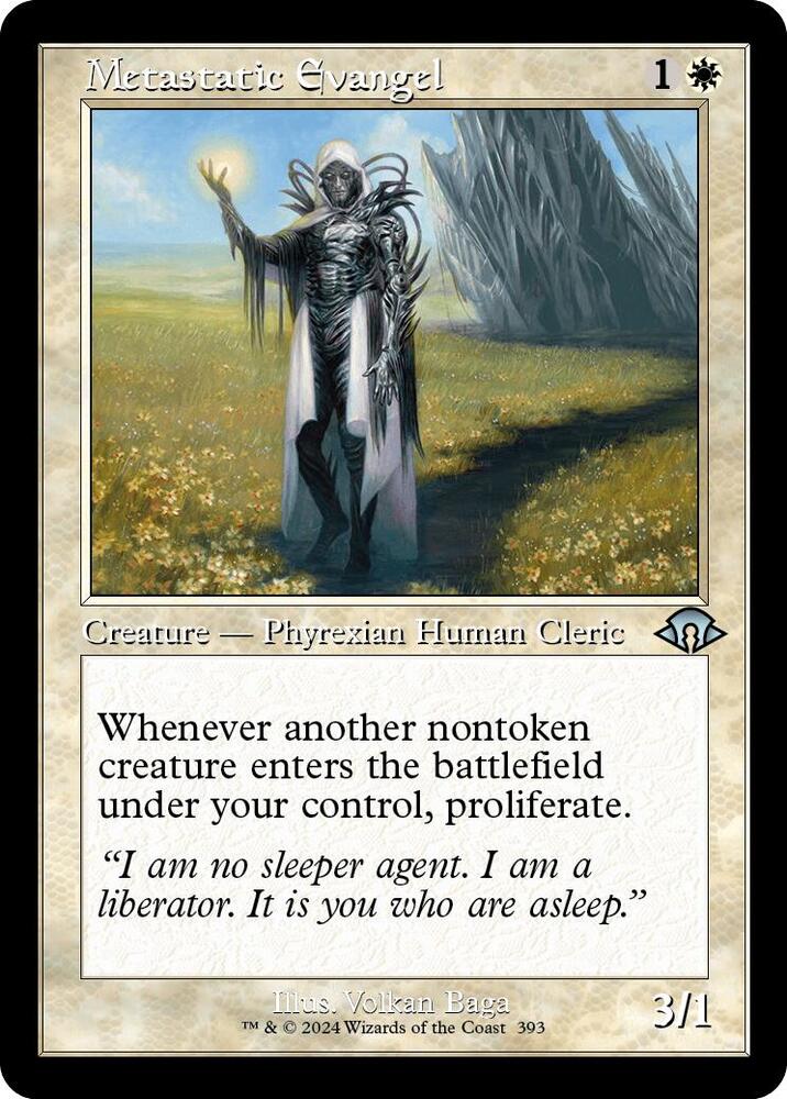 Metastatic Evangel 393/319 (Modern Horizons 3)  - Retro Foil | Good Games Adelaide SA