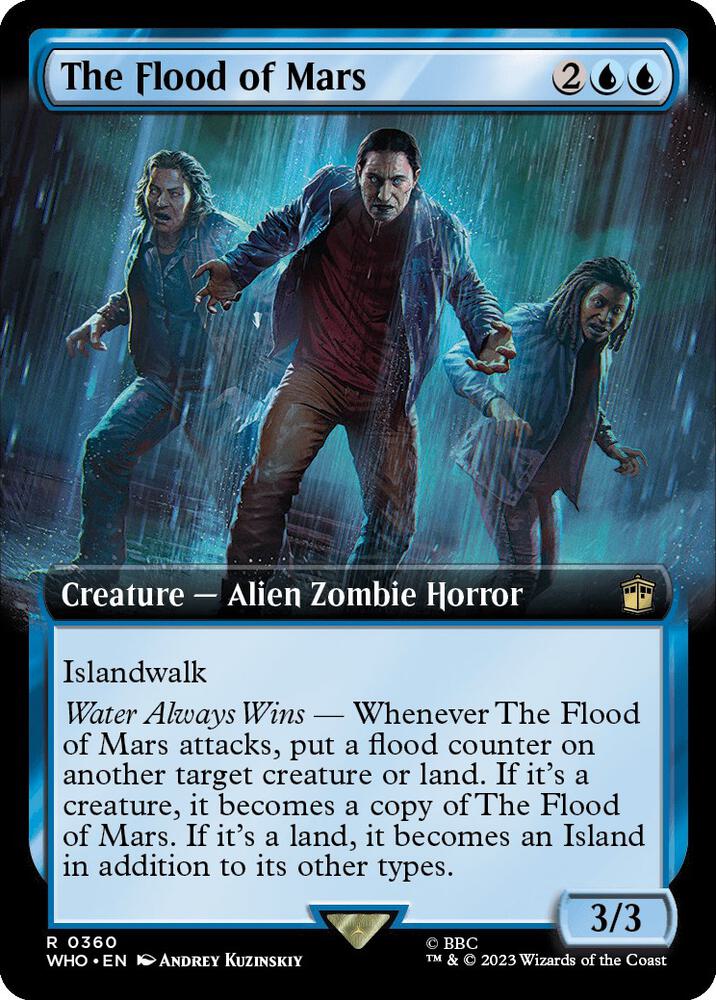 The Flood of Mars 360 (Universes Beyond: Doctor Who)  - Foil | Good Games Adelaide SA