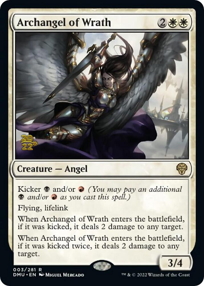 Archangel of Wrath 3 (Prerelease Cards)  - Foil | Good Games Adelaide SA