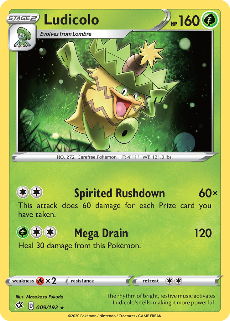 Ludicolo (009/192) [Sword & Shield: Rebel Clash] | Good Games Adelaide SA