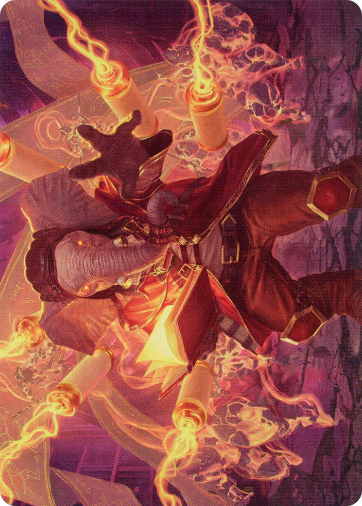 Quintorius, Loremaster Art Card (52) [March of the Machine Art Series] | Good Games Adelaide SA