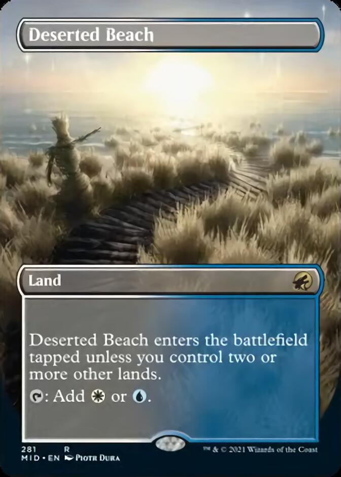 Deserted Beach (Borderless) [Innistrad: Midnight Hunt] | Good Games Adelaide SA