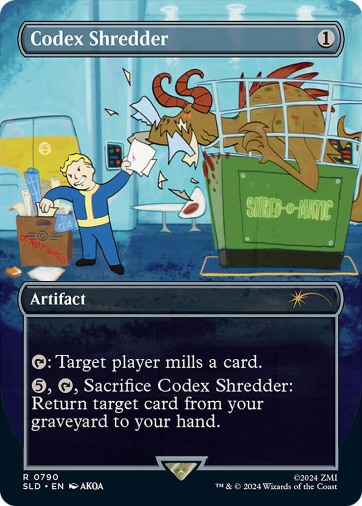 Codex Shredder Rainbow Foil 790 (Secret Lair Drop Series)  - Foil | Good Games Adelaide SA