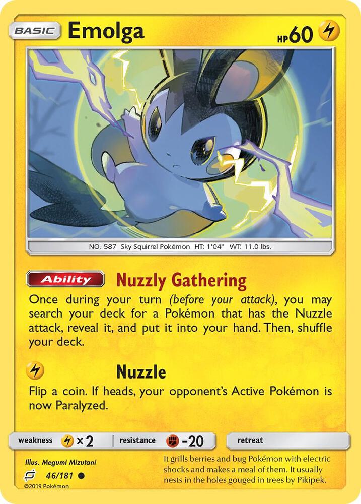 Emolga 46/181 (SM - Team Up)  | Good Games Adelaide SA