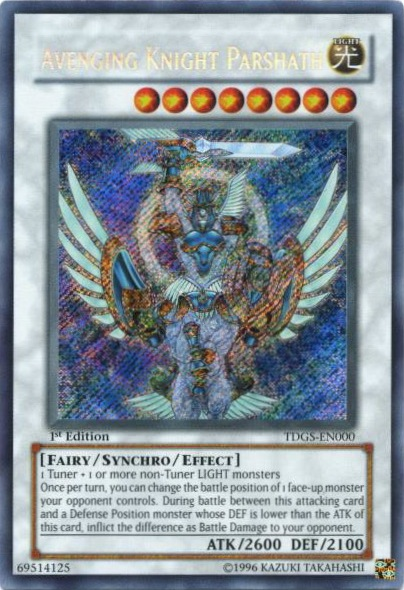Avenging Knight Parshath [TDGS-EN000] Secret Rare | Good Games Adelaide SA