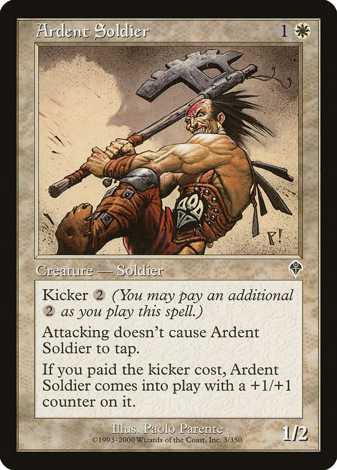 Ardent Soldier [Invasion] | Good Games Adelaide SA