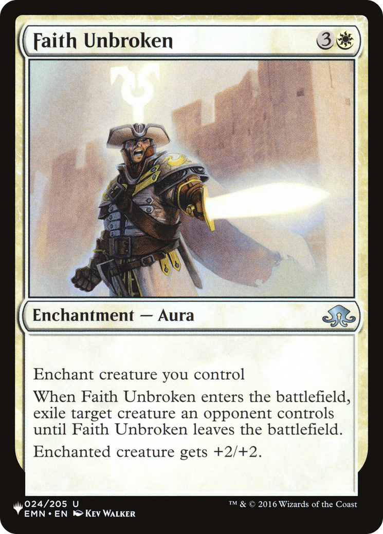 Faith Unbroken [The List Reprints] | Good Games Adelaide SA