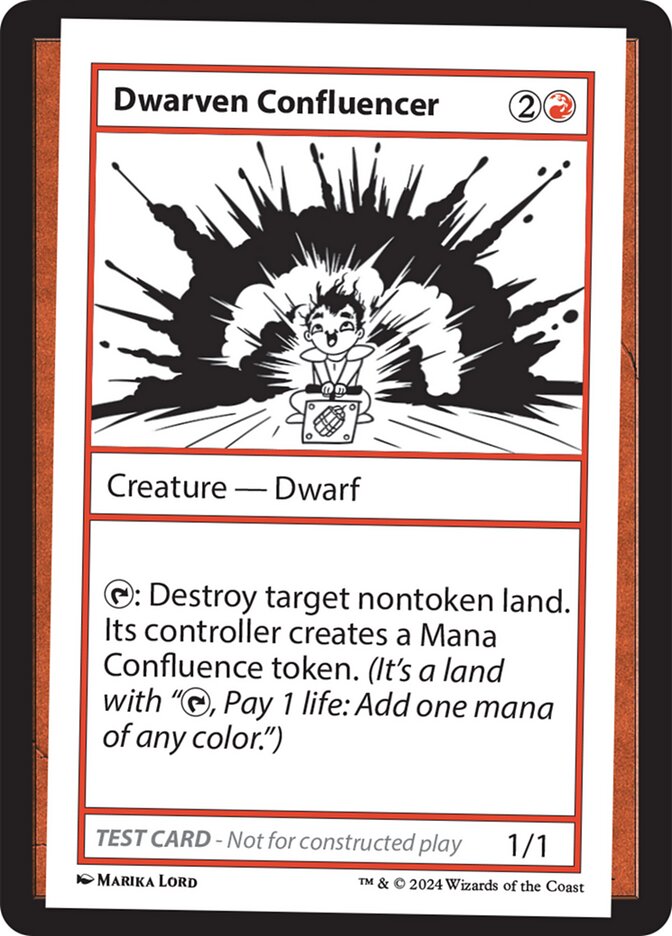 Dwarven Confluencer  (Mystery Booster 2 Playtest Cards)  | Good Games Adelaide SA