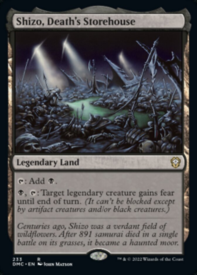 Shizo, Death's Storehouse [Dominaria United Commander] | Good Games Adelaide SA