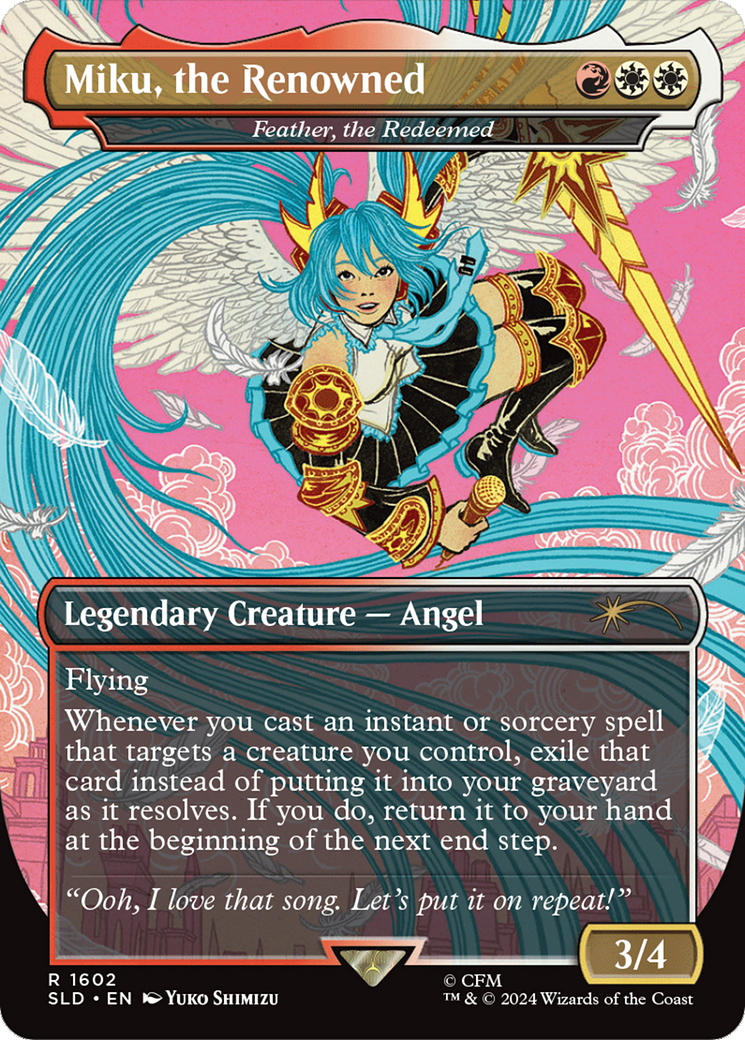 Miku, the Renowned - Feather, the Redeemed [Secret Lair Drop Series] | Good Games Adelaide SA