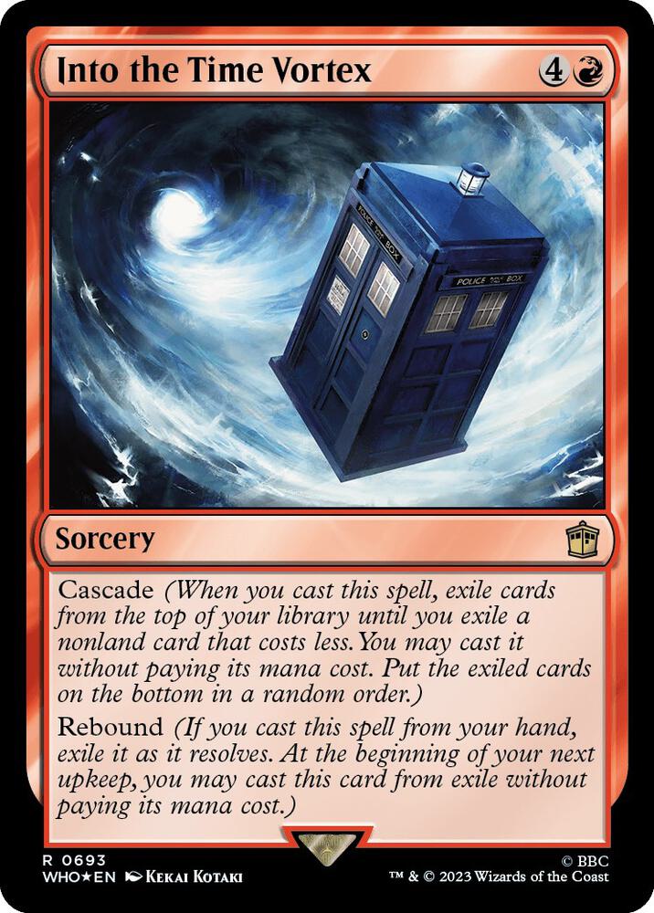 Into the Time Vortex 693 (Universes Beyond: Doctor Who)  - Foil | Good Games Adelaide SA
