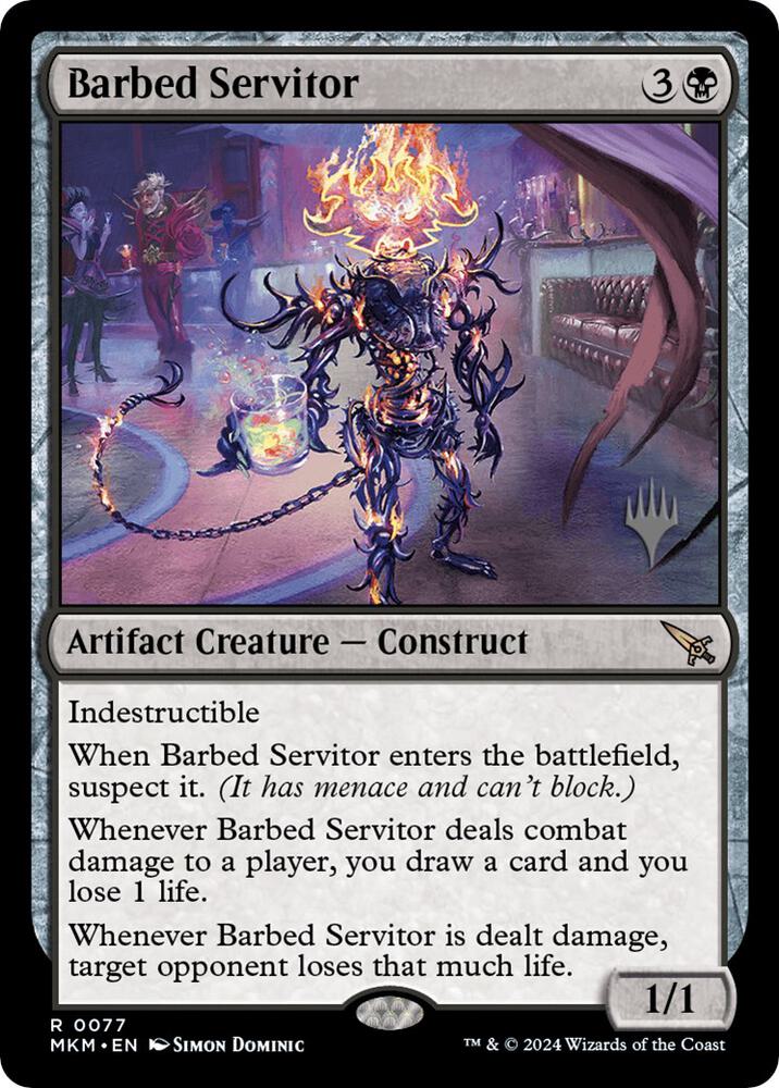 Barbed Servitor 77 (Promo Pack: Murders at Karlov Manor)  | Good Games Adelaide SA