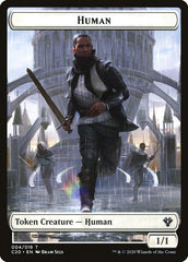 Human // Treasure Double-sided Token [Commander 2020 Tokens] | Good Games Adelaide SA